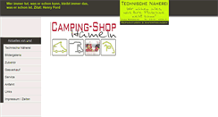Desktop Screenshot of campingshop-hameln.de